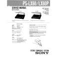 SONY PSLX60 Service Manual cover photo