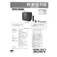 SONY KVM14D Service Manual cover photo