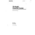 SONY CFD-505 Owner's Manual cover photo