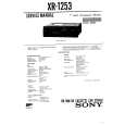 SONY XRS103 Service Manual cover photo