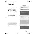 ONKYO HTP-820 Owner's Manual cover photo
