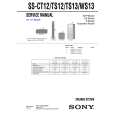 SONY SSCT12 Service Manual cover photo