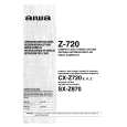 AIWA Z720 Owner's Manual cover photo