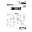 SONY TA-AV590 Service Manual cover photo