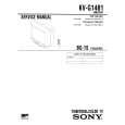 SONY KVG14B1 Service Manual cover photo