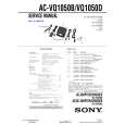 SONY ACVQ1050B Service Manual cover photo