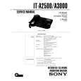 SONY IT-A2500 Service Manual cover photo