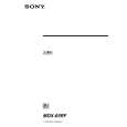 SONY MDX65RF Owner's Manual cover photo