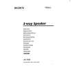 SONY XS-7303 Owner's Manual cover photo