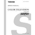 TOSHIBA 34HF81 Service Manual cover photo