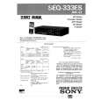 SONY SEQ333ES Service Manual cover photo
