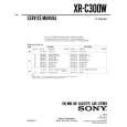 SONY XRC300W Service Manual cover photo