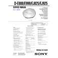 SONY DE888 Service Manual cover photo