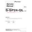 PIONEER S-SP24-QL/SXTW/EW5 Service Manual cover photo