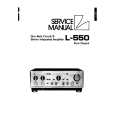 LUXMAN L550 Service Manual cover photo