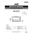 JVC KWXC770 Service Manual cover photo