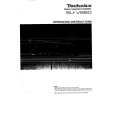 TECHNICS SUV660 Owner's Manual cover photo