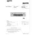 SANYO VHR390G/EV Service Manual cover photo