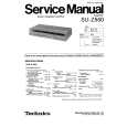 TECHNICS SU-Z550 Service Manual cover photo