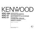 KENWOOD KRC-31 Owner's Manual cover photo