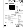 SONY KVA2511A Service Manual cover photo