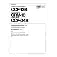 SONY CCP04B Service Manual cover photo