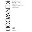 KENWOOD ROXY-M7 Owner's Manual cover photo