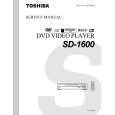 TOSHIBA SD1600 Service Manual cover photo