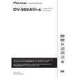 PIONEER DV-989AVI-S/WYXJ5 Owner's Manual cover photo