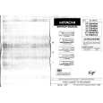 HITACHI VTFX6400A Service Manual cover photo