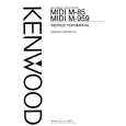 KENWOOD MIDI M-959 Owner's Manual cover photo