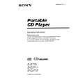 SONY D-E770 Owner's Manual cover photo