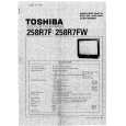 TOSHIBA 258R7F Service Manual cover photo