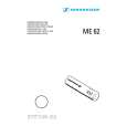 SENNHEISER ME62 Owner's Manual cover photo