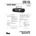 SONY CFD-12L Service Manual cover photo