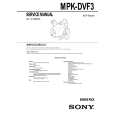 SONY MPKDVF3 Service Manual cover photo
