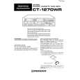 PIONEER CT-1270WR Owner's Manual cover photo