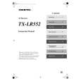 ONKYO TXLR552 Owner's Manual cover photo