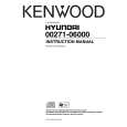 KENWOOD 00271-06000 Owner's Manual cover photo