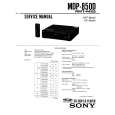 SONY MDP-850D Service Manual cover photo