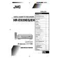 JVC HR-E939EG Owner's Manual cover photo