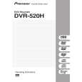 PIONEER DVR-520H-S/RDXU/RA Owner's Manual cover photo
