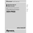 PIONEER DEH-P650 Owner's Manual cover photo