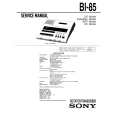 SONY BI-85 Service Manual cover photo