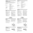 SONY XM-502Z Owner's Manual cover photo