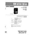 SONY WMAF44 Service Manual cover photo