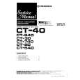 PIONEER CT-940 Service Manual cover photo