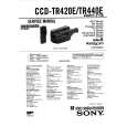 SONY CCDTR420E Service Manual cover photo