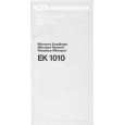 SENNHEISER EK 1010 Owner's Manual cover photo