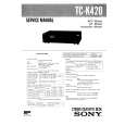 SONY TC-K420 Service Manual cover photo